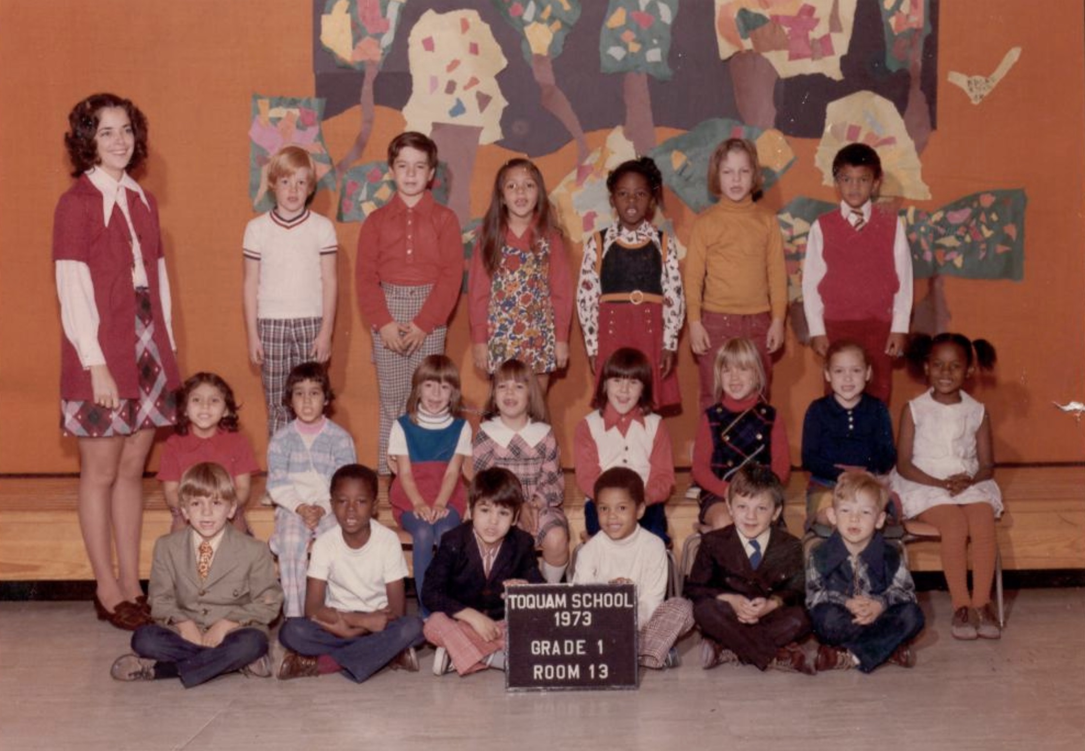 First grade, 1973. 